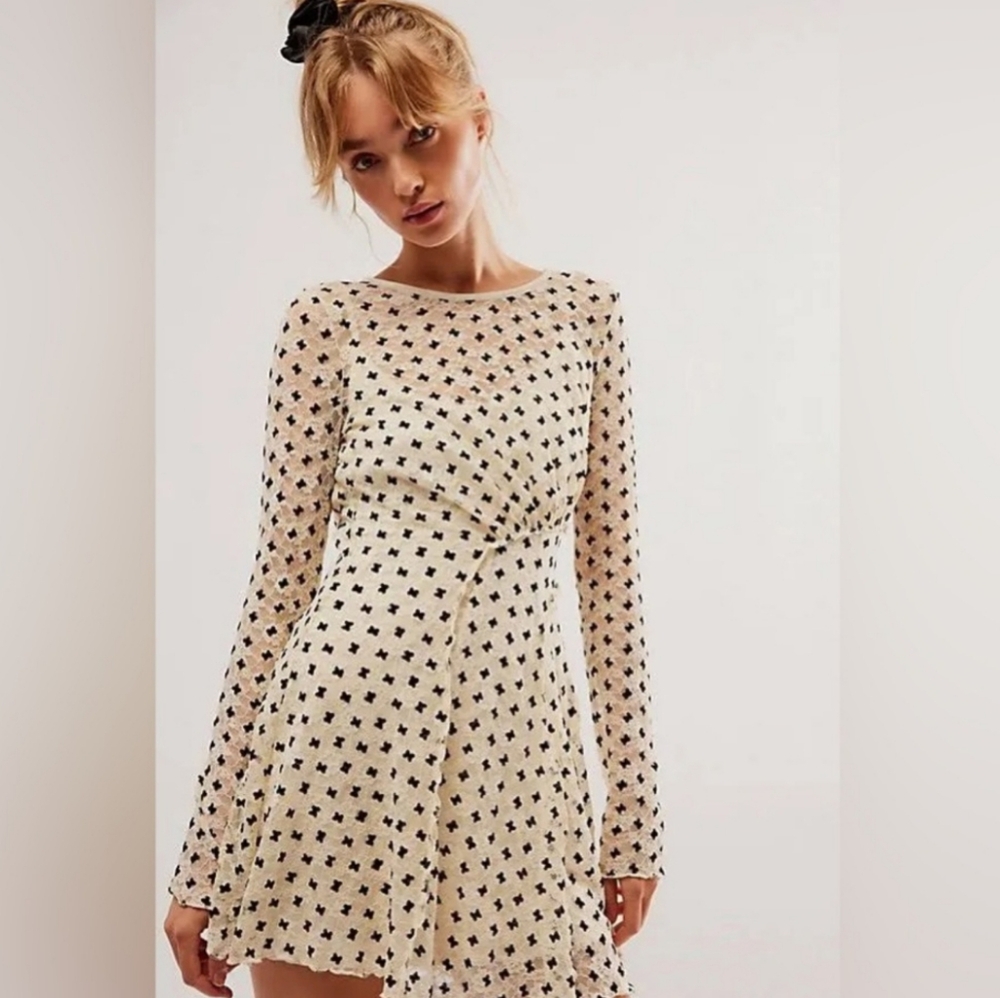 Free People Sheer Delight Mini Dress - Picture 5 of 8